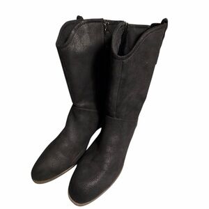 Dr Scholl's Layla Western Black Women's Boots Sz 10